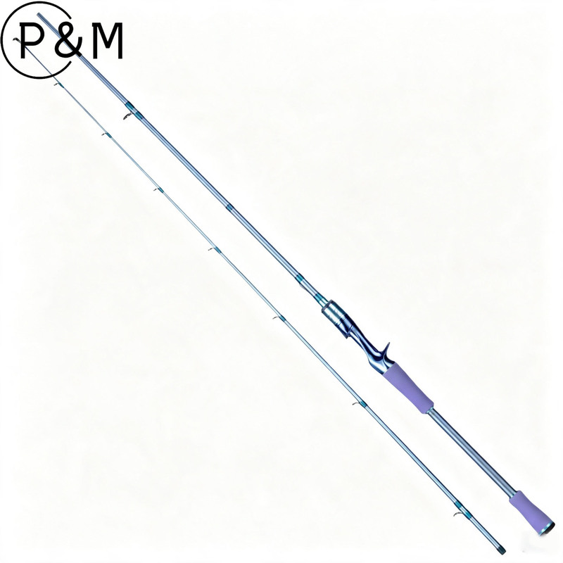 Fishing Rod Spinning - Carbon‑Fiber Casting Fishing Rod With Baitcasting