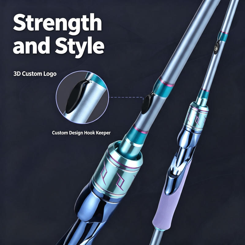 Carbon‑Fiber Casting Fishing R - Fishing Rod Spinning recension och pris