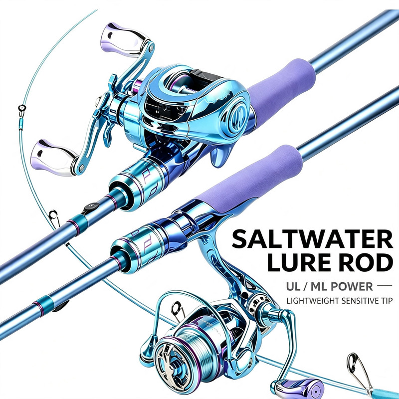 Carbon‑Fiber Casting Fishing R - Fishing Rod Spinning recension och pris