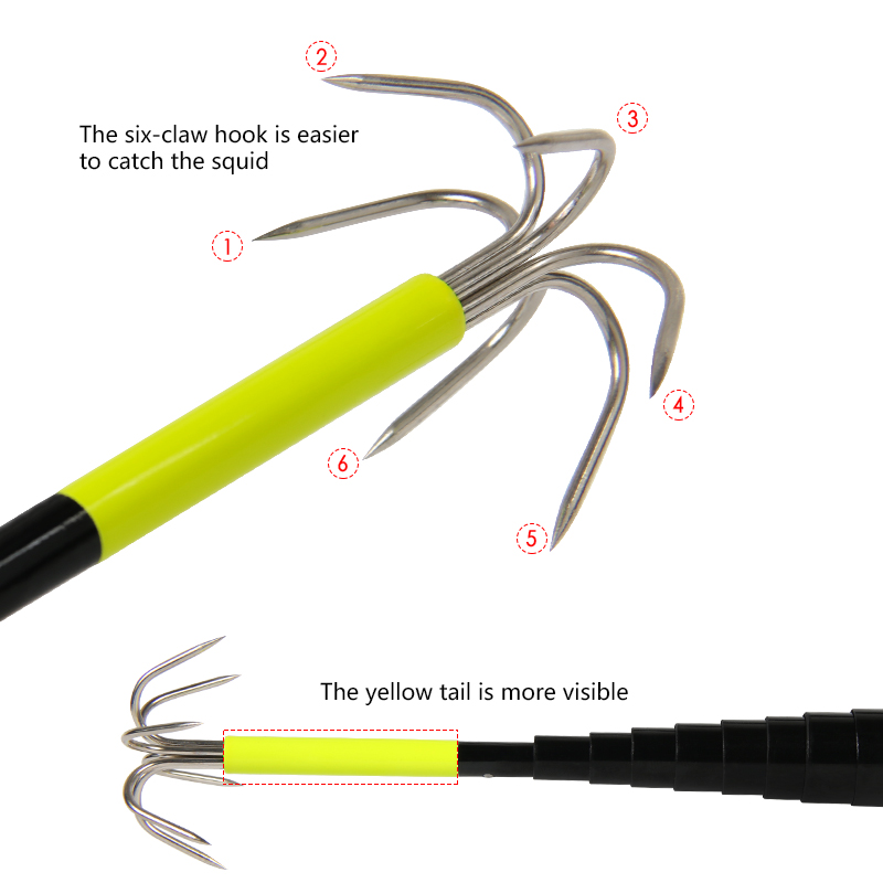 4/3M Telescopic Squid Gaff Anc - Fishing Rod Telescopic recension och pris
