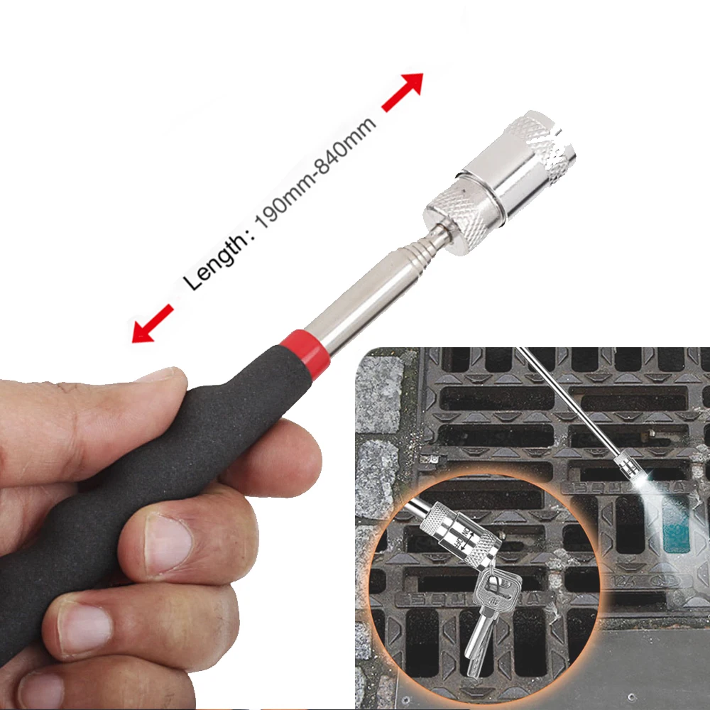 1-5pcs Telescopic Magnetic Pen - Fishing Rod Telescopic recension och pris